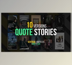Download 10 Quote Stories (Videohive 40695573) - AE Project