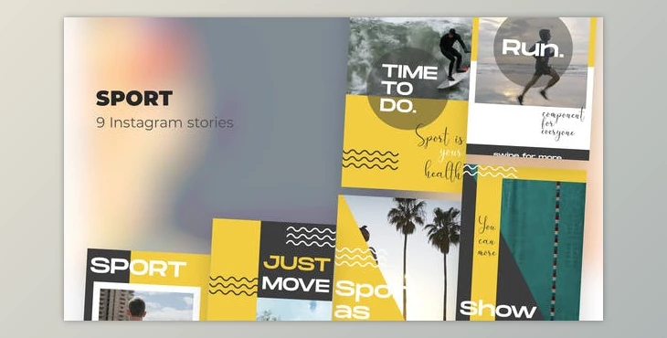 Download Sport - Instagram stories (Videohive 39986025) - AE Project