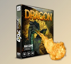 Download Epic Stock Media AAA Game Character Dragon WAV