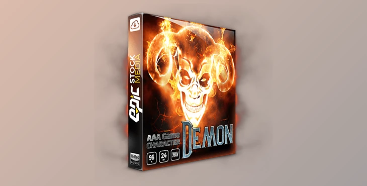 Download Epic Stock Media AAA Game Character Demon WAV
