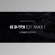 Download Ge Glitch Text Maker 3 (Videohive 30268108) - AE Project