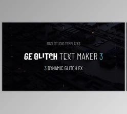 Download Ge Glitch Text Maker 3 (Videohive 30268108) - AE Project