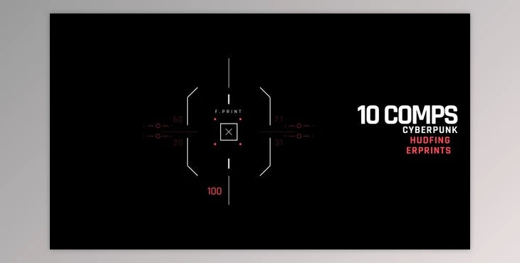 Download HUD Cyberpunk Fingerprints (Videohive 39698360) - AE Project