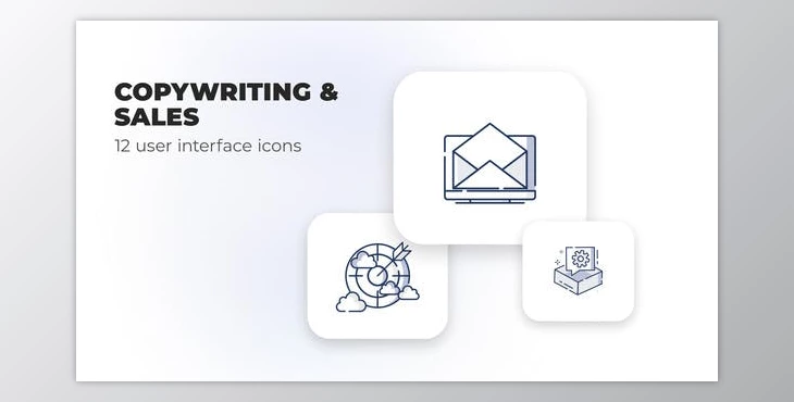 Download Copywriting & Sales- user interface icons (Videohive 39695652) - AE Project
