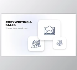 Download Copywriting & Sales- user interface icons (Videohive 39695652) - AE Project