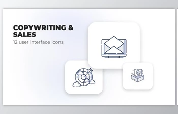 Download Copywriting & Sales- user <span class='badge badge-warning'>interface</span> icons (Videohive 39695652) - AE Project
