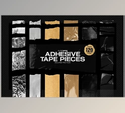 Download Flyerwrk – Isolated Adhesive Tape pieces