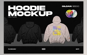 Download Hoodie <span class='badge badge-warning'>Mockup</span> – Gildan 18500 <span class='badge badge-warning'>CreativeMarket</span> - 6499378
