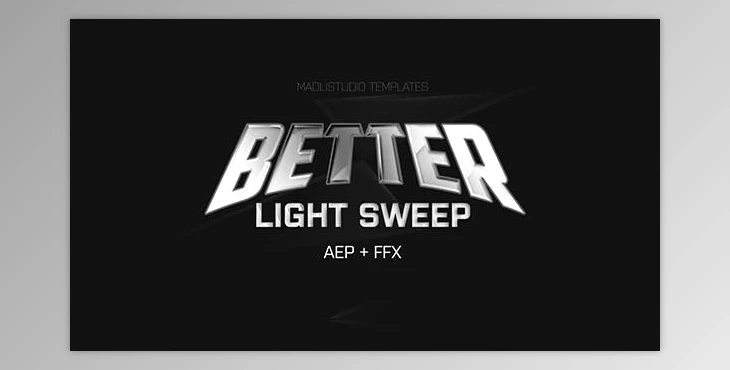 Download Better Light Sweep – Presets (Videohive 37073099) - AE Project