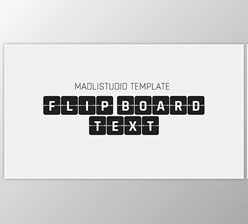 Download 3D Flip Board Text (Videohive 35057091) - AE Project