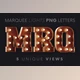 Download Marquee Lights - 3D Lettering Creativemarket - 6220141