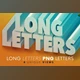 Download Long Letters – 3D Lettering Creativemarket - 6093273