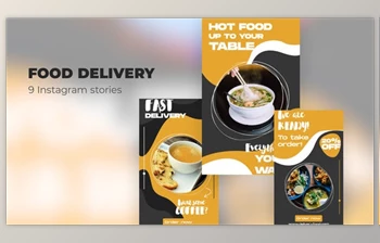 Download <span class='badge badge-warning'>Food</span> Delivery - Instagram stories (Videohive 39985762) - AE Project
