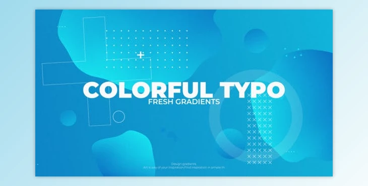 Download Color Gradient Typo (Videohive 39596697) - AE Project