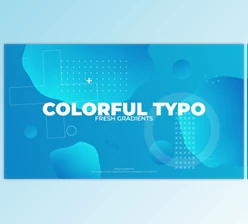 Download Color Gradient Typo (Videohive 39596697) - AE Project