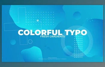 Download <span class='badge badge-warning'>Color</span> Gradient Typo (Videohive 39596697) - AE Project