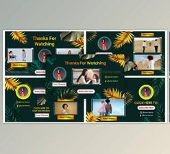 Download Lovely Boutique YouTube After Effects End Screen (Videohive 39744329) - AE Project