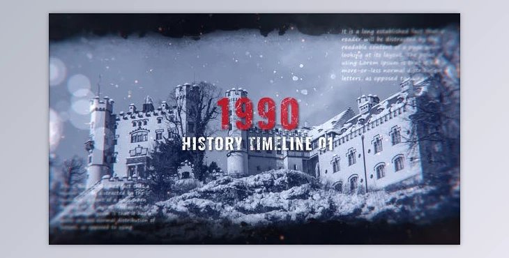 Download History Timeline Slideshow (Videohive 39708740) - AE Project