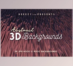Download 28 Abstract 3D Backgrounds CreativeMarket - 4596481