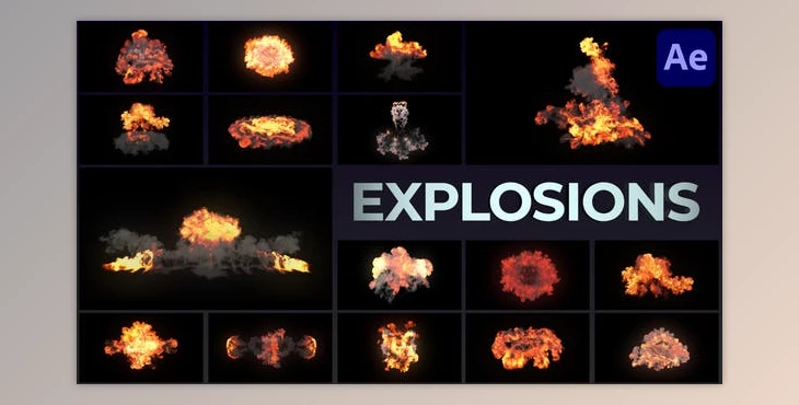 Download Real Explosions Effects for After Effects (Videohive 39722115) - AE Project