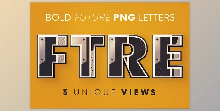 Download Bold Future - 3D Lettering Creativemarket - 6126482