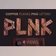 Download Copper Planks - 3D Lettering Creativemarket - 6221312