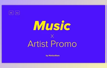 Download Music <span class='badge badge-warning'>Artist</span> Promo (Videohive 39704931) - AE Project