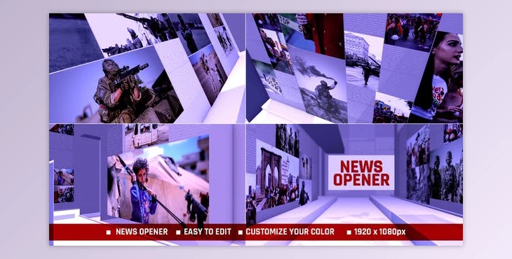 Download NEWS OPENER (Videohive 39542757) - AE Project