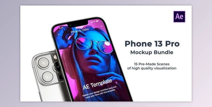 Download Phone 13 Pro Mockup | App Promo (Videohive 35117039) - AE Project
