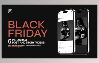 Download Black Friday Intagram <span class='badge badge-warning'>Post</span> and Story (Videohive 40611495) - AE Project