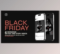 Download Black Friday Intagram Post and Story (Videohive 40611495) - AE Project