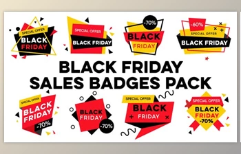 Download Black Friday Sale Badges Pack V2 10 in <span class='badge badge-warning'>1</span> (Videohive 40829615) - AE Project