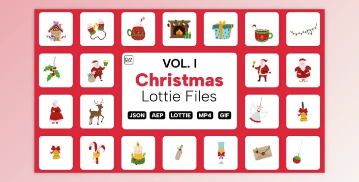 Download Christmas Lottie Files Vol. I (Videohive 40871165) - AE Project