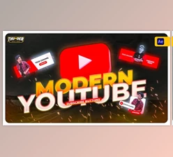 Download Modern Youtube Subscribe Button Pack (Videohive 40528109) - AE Project