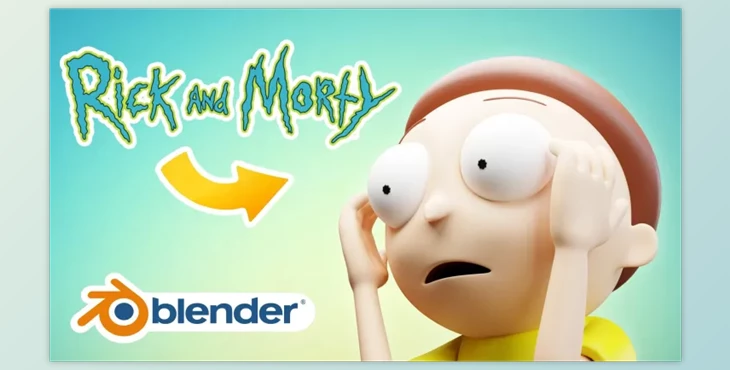 Download Learn How to Create 3D Rick And Morty Character By Zerina 3D