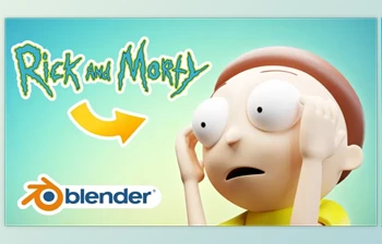 Download Learn How to Create 3D Rick And Morty <span class='badge badge-warning'>Character</span> By Zerina 3D
