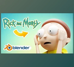 Download Learn How to Create 3D Rick And Morty Character By Zerina 3D