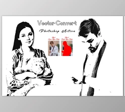 Download Vector Convert Photoshop Action CreativeMarket - 10882740