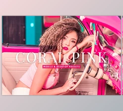 Download Coral Pink Pro Lightroom Presets CreativeMarket - 10881718