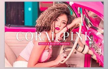Download Coral Pink Pro <span class='badge badge-warning'>Lightroom</span> Presets <span class='badge badge-warning'>CreativeMarket</span> - 10881718
