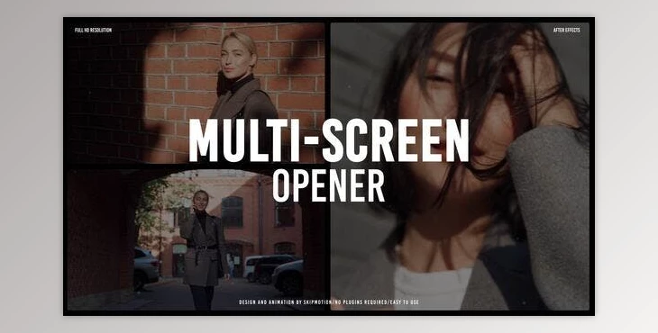 Download Multi-Screen Slideshow (Videohive 39929340) - AE Project