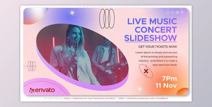 Download Live Music Concert Slideshow (Videohive 39951344) - AE Project