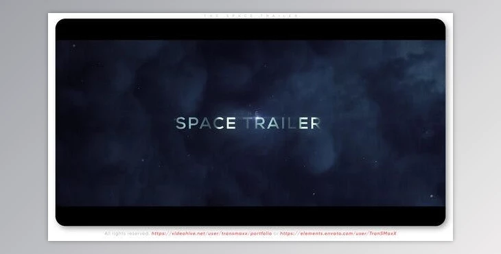 Download The Space Trailer (Videohive 39951800) - AE Project