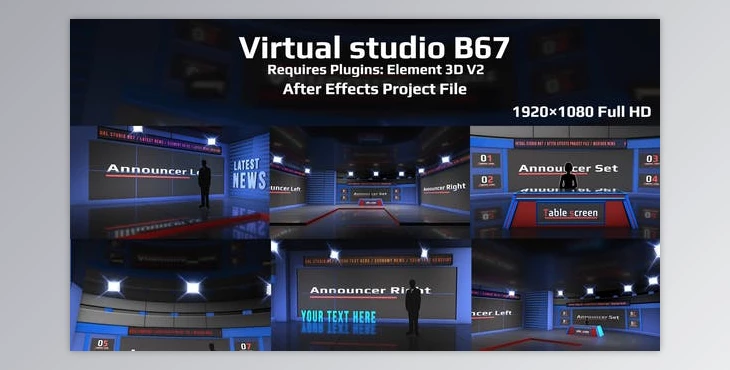 Download Virtual studio B67 (Videohive 28010142) - AE Project
