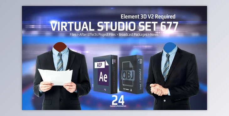 Download Virtual Studio Set 677 (Videohive 32929279) - AE Project