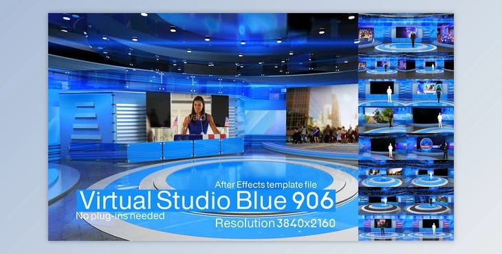 Download Virtual Studio Blue 906 (Videohive 32321252) - AE Project