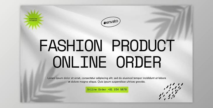 Download Fashion Product Online Order (Videohive 41629385) - AE Project
