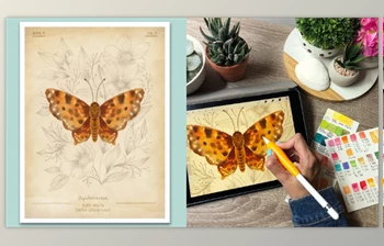 Download <span class='badge badge-warning'>Easy</span> Procreate Watercolors – Create a Stylized Scientific Illustration