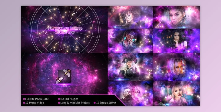 Download Horoscope Galaxy Slideshow (Videohive 33258564) - AE Project