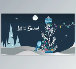 Download Inkman Christmas Greeting – Let it Snow! (Videohive 39800229) - AE Project